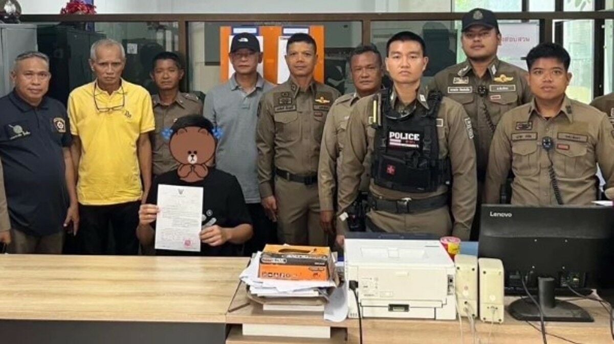 Fugitive with military style weapons nabbed in Phuket