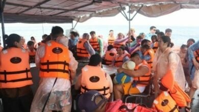 Royal Thai Navy rescues 143 tourists stranded on island off Phuket