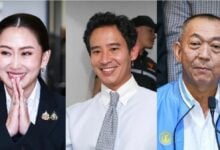 PM Paetongtarn tops the polls whilst Thaksin falls to 7th