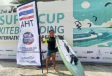 Thai kid sensation dominates international kiteboarding