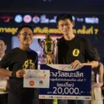 World champ smashes record in meatball eating contest in Buriram | Thaiger