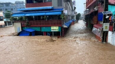 Chiang Rai market shut due to severe flooding