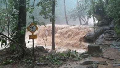 Two waterfalls closed in Chiang Mai due to severe flooding