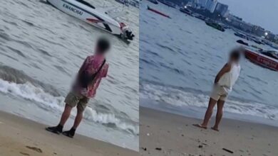 Tourists urinate on Pattaya Beach, sparking local outrage