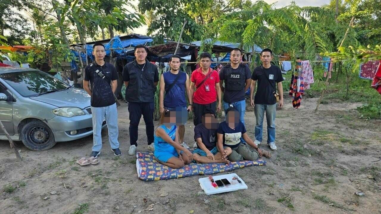 Bang Lamung police arrest drug suspect with meth in Takhian Tia