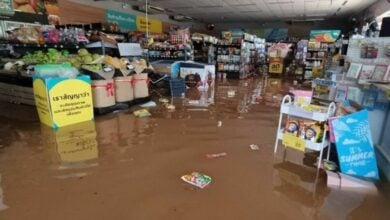 Severe flooding hits Bueng Kan province after heavy downpour