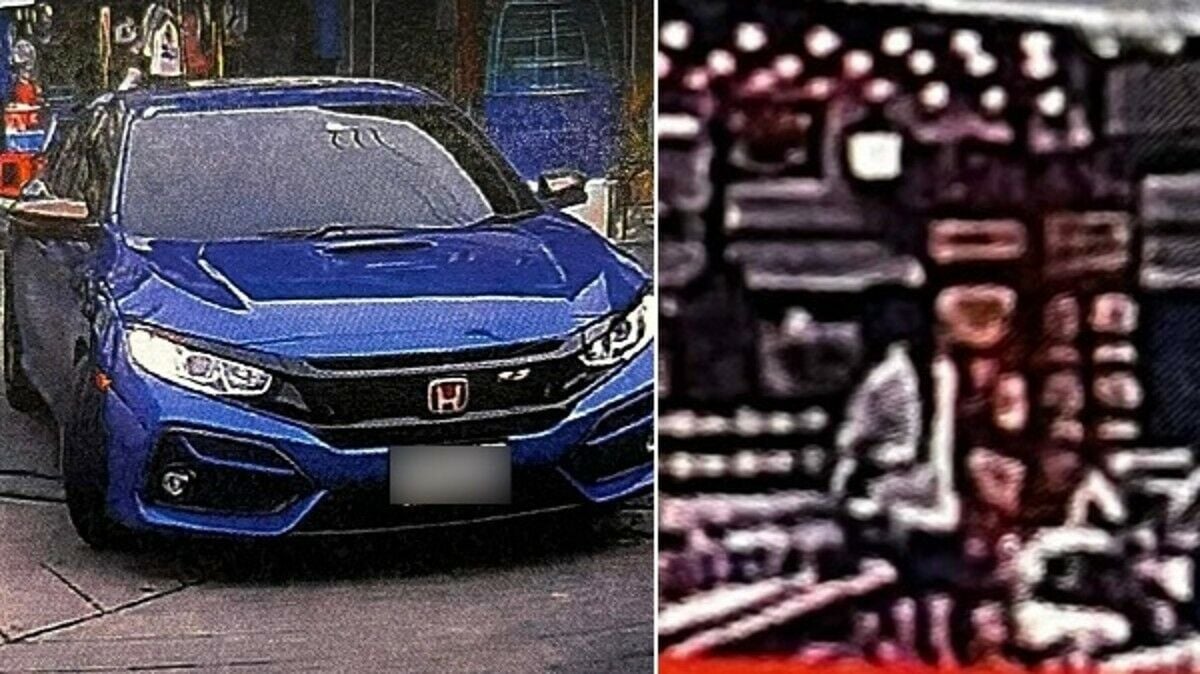 Blue Honda flees with unpaid pizzas in Thailand