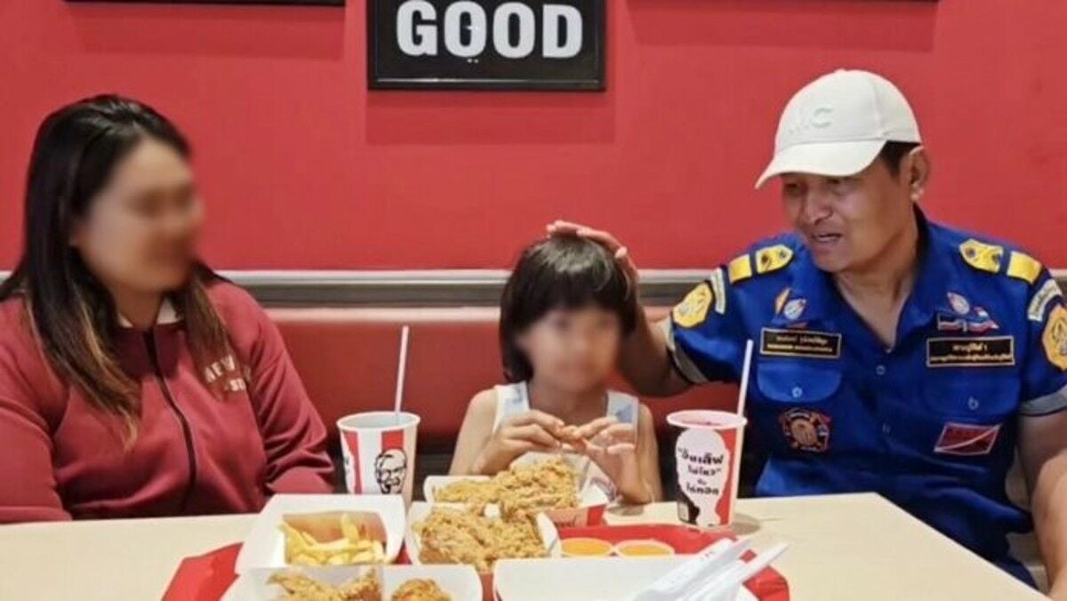 Rescue worker makes Thai girl’s KFC dream come true