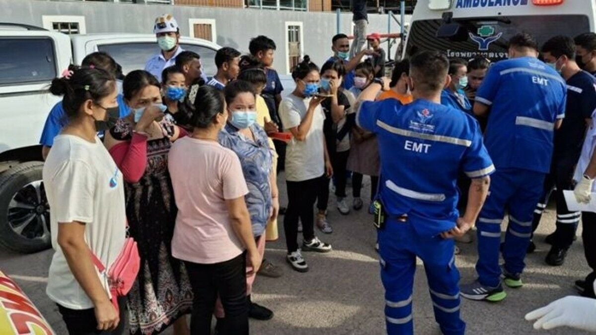 Chemical leak hospitalises 21 workers in Samut Sakhon