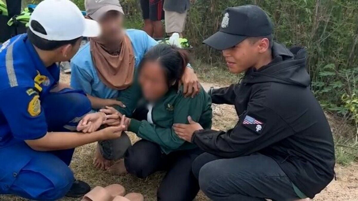 Mother mourns 13 year old daughter drowned in Buriram dam (video)