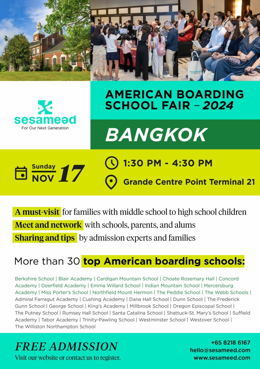 American Boarding School Fair 2024 in Bangkok