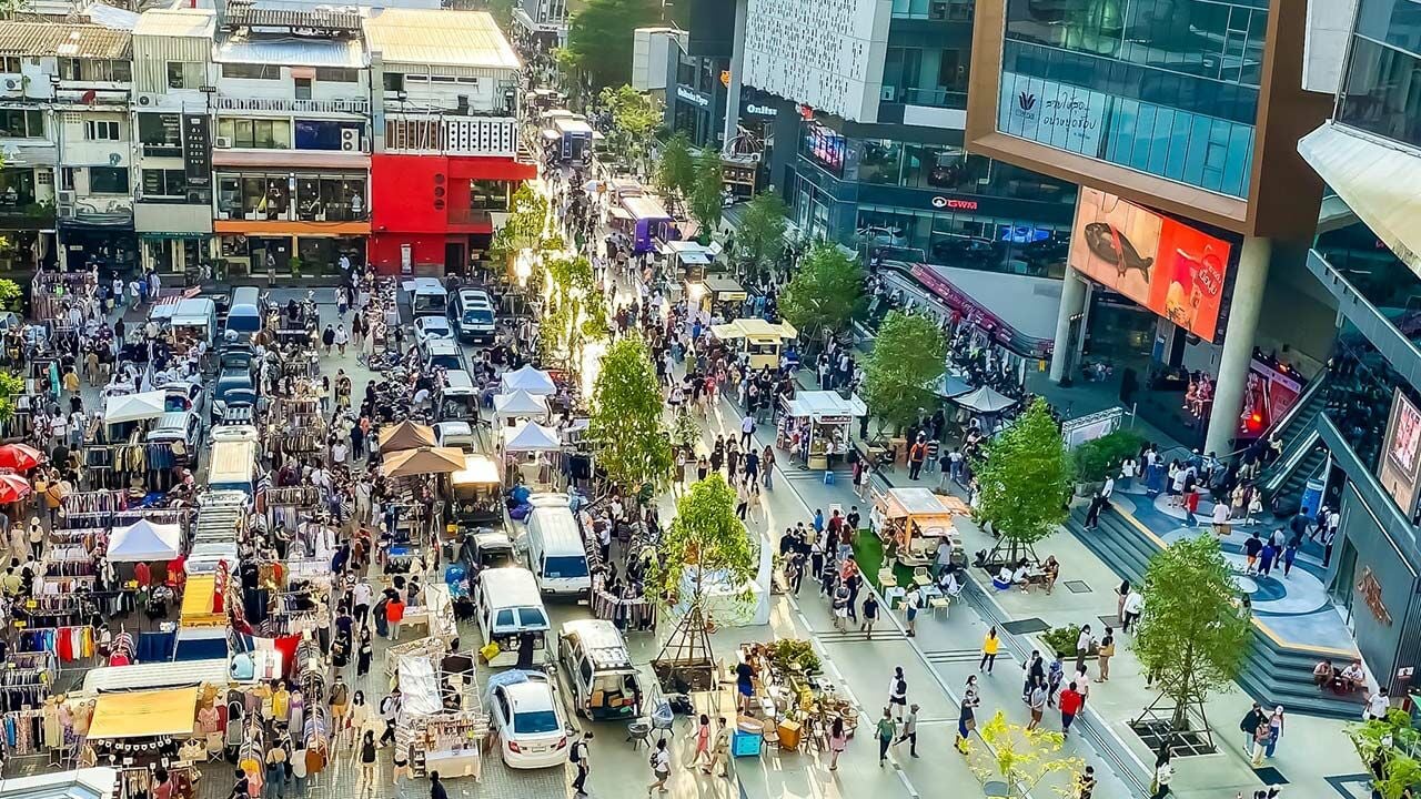 Shopping mall in bangkok