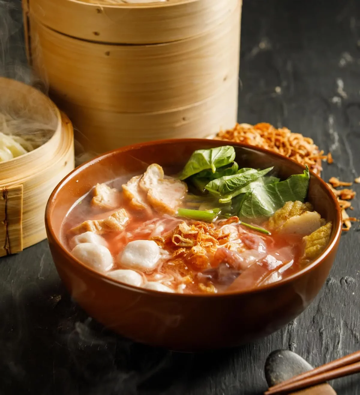 Fishball Noodles in Bangkok 