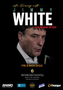 An evening with Jimmy White in Hua Hin: A legendary night of pool and entertainment