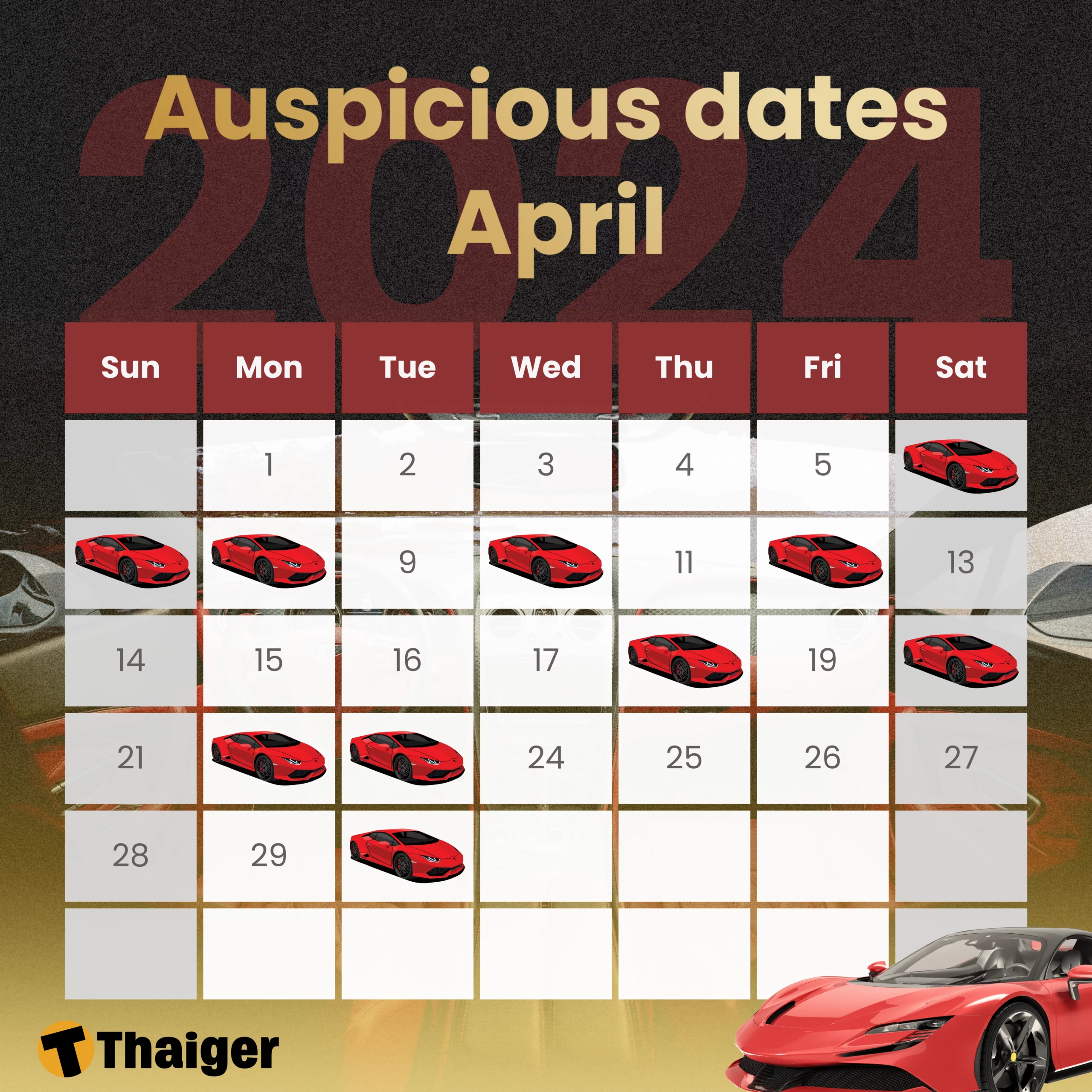 Auspicious dates