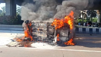 Bangkok taxi accident leaves five injured, one critically