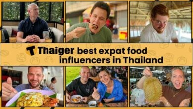 The nominees for the best expat food influencers in Thailand