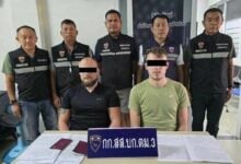 2 Swedish men arrested in Pattaya in 50 million baht call centre scam