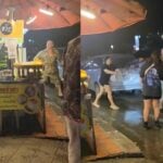 Dessert storm: British man gets burned for smoking at sweet stall (video) | Thaiger