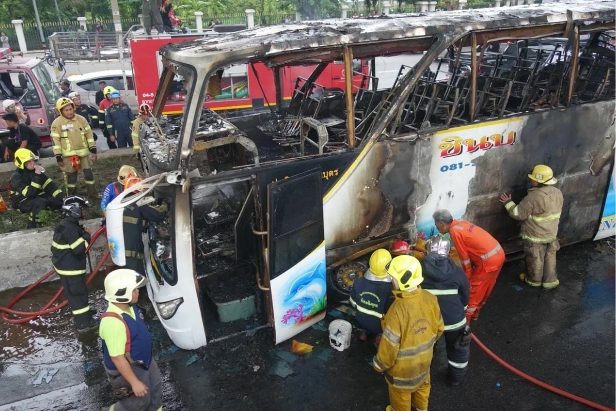 Ancient bus and outdated gas tanks blamed in deadly bus blaze