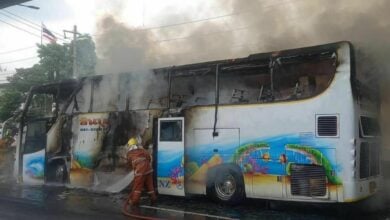 Bus-ted: Driver in bus blaze tragedy jailed, previous accidents shared