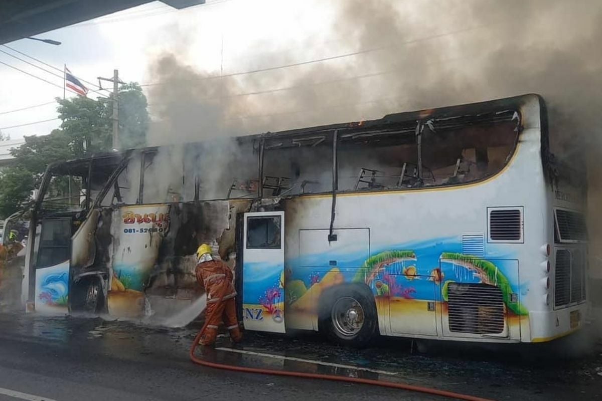 Bus-ted: Driver in bus blaze tragedy jailed, previous accidents shared