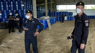 Over 830 tonnes of drug precursor seized in northern Thailand