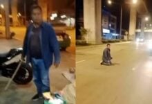 Thai motorcycle rider claims self-defence after stabbing taxi driver (video)