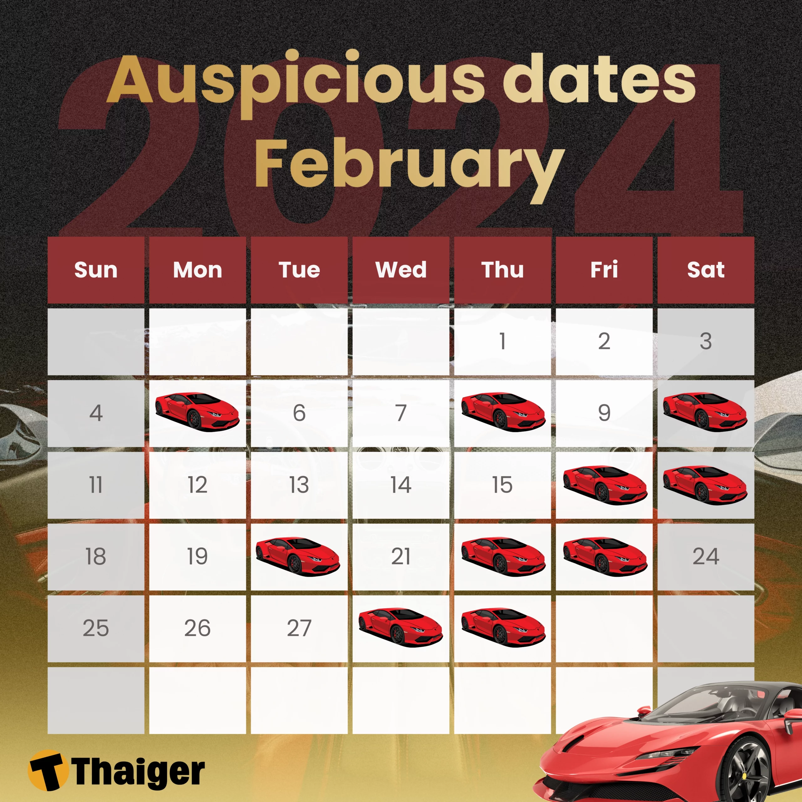 Auspicious dates