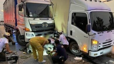 Tragic truck accident on Bangkok bridge claims driver’s life