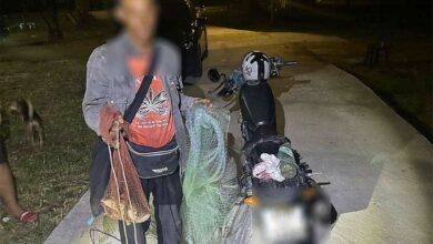 Casting caution: Chon Buri cops reel in rogue reservoir fishers