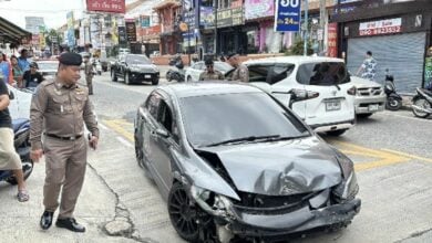 Pattaya car chase over Thai woman sparks gunfire