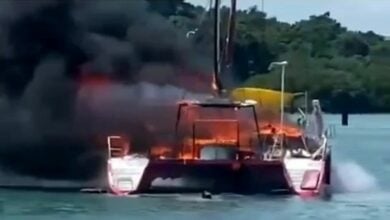 Blazing drama: Phuket boat blaze leaves captain burnt out