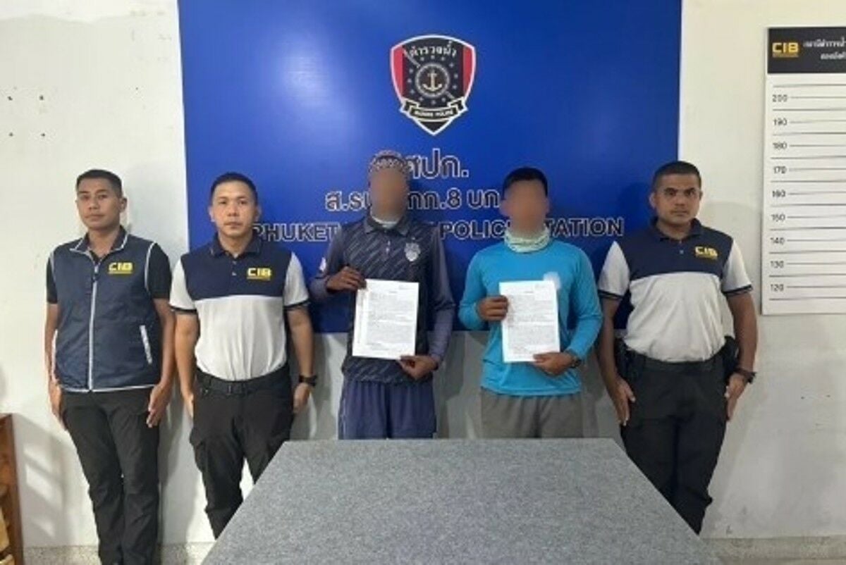 Phuket marine police seize illegal jet skis, arrest two operators