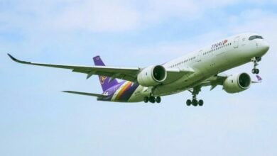 Thai Airways flight runs off runway in Bangkok storm scare
