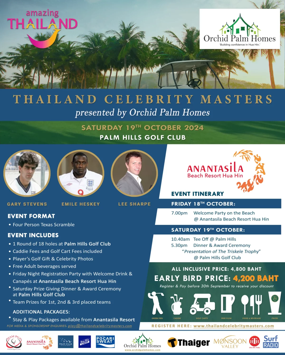 Par-tee with the stars: Thailand Celebrity Masters 2024 golf tournament in Hua Hin