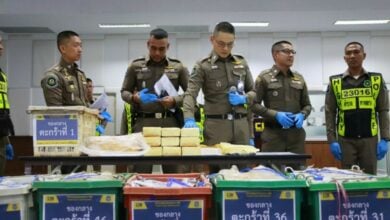 Highway police seize 13 million meth pills in Prachuap Khiri Khan