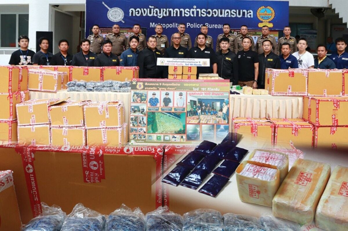 Bangkok drug bust seizes meth worth 100m baht, three arrested