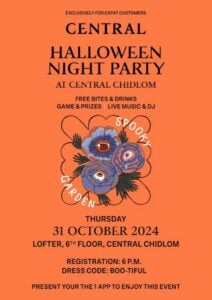 Central Halloween night party: A night of frightful fun and spooky surprises