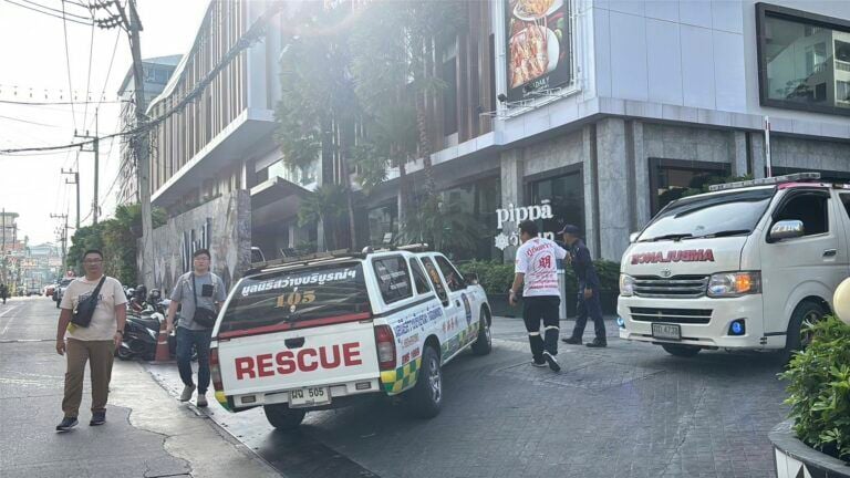 Woman dies after fall from Pattaya hotel window