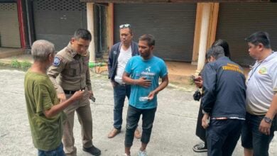 Pattaya police detain foreign beggars to restore public peace