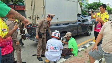 Tragic hit-and-run kills woman on Suksawat Road in Samut Prakan