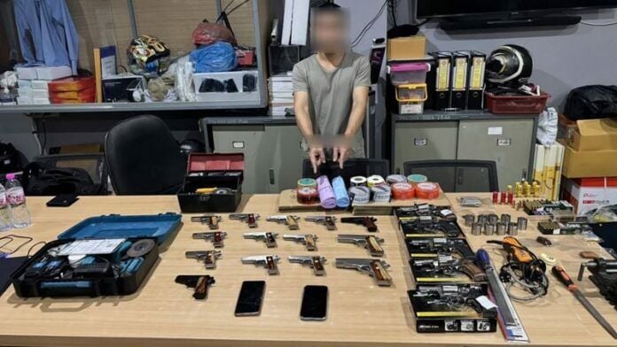 Bang to rights: Bangkok cops dismantle illegal firearms operation