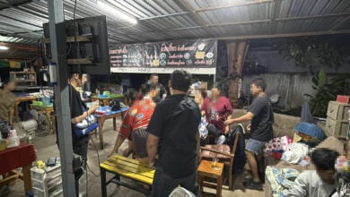 Sattahip squad busts a gamble of gals in illegal gaming ring