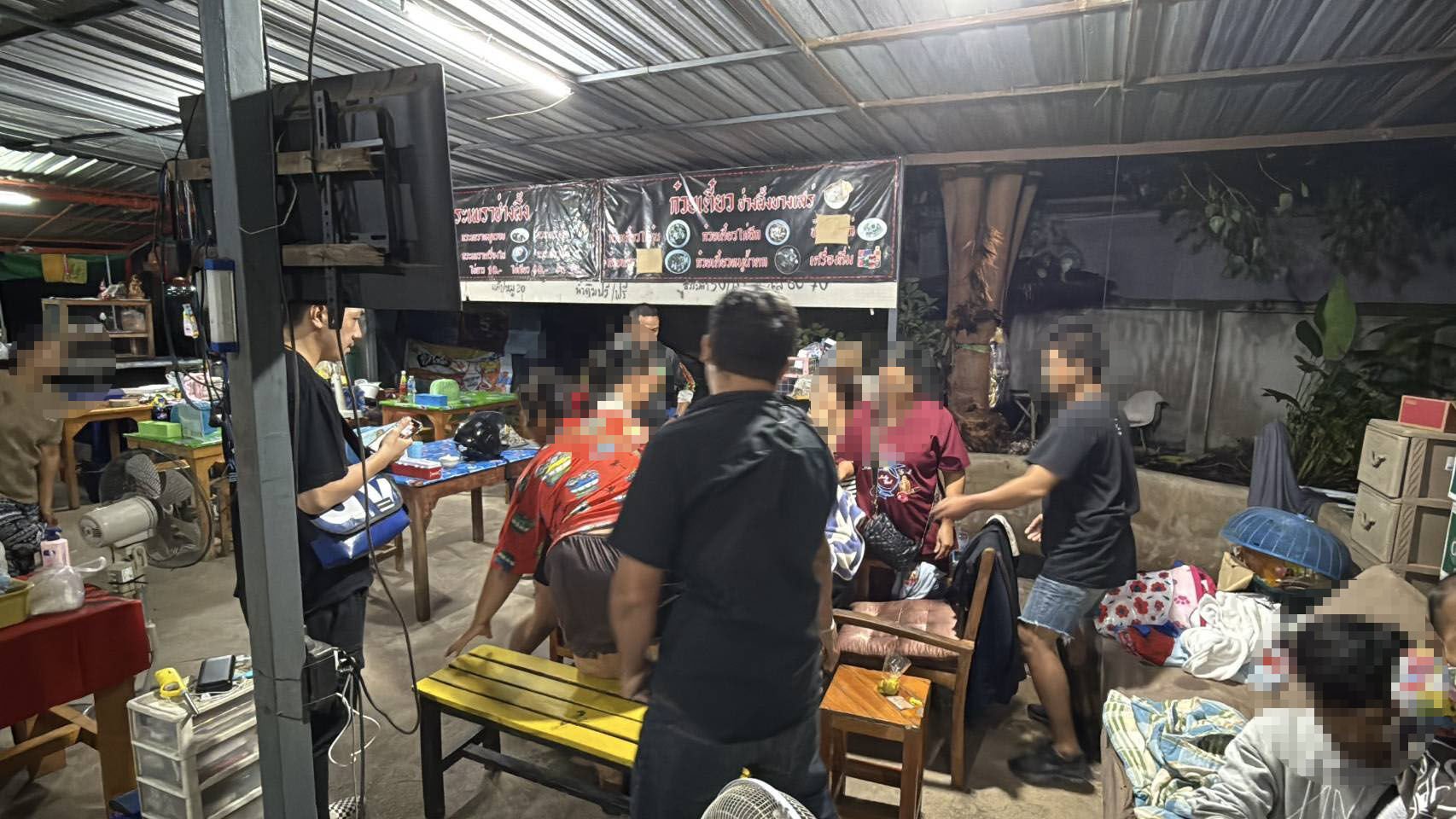 Sattahip squad busts a gamble of gals in illegal gaming ring