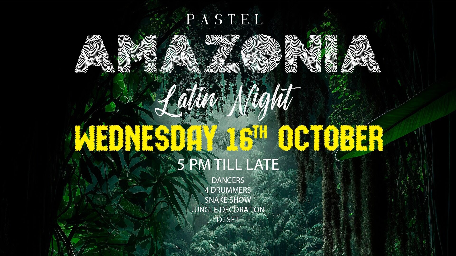 Amazonia at Pastel Rooftop Bar & Mediterranean Dining, best things to do in Bangkok this week