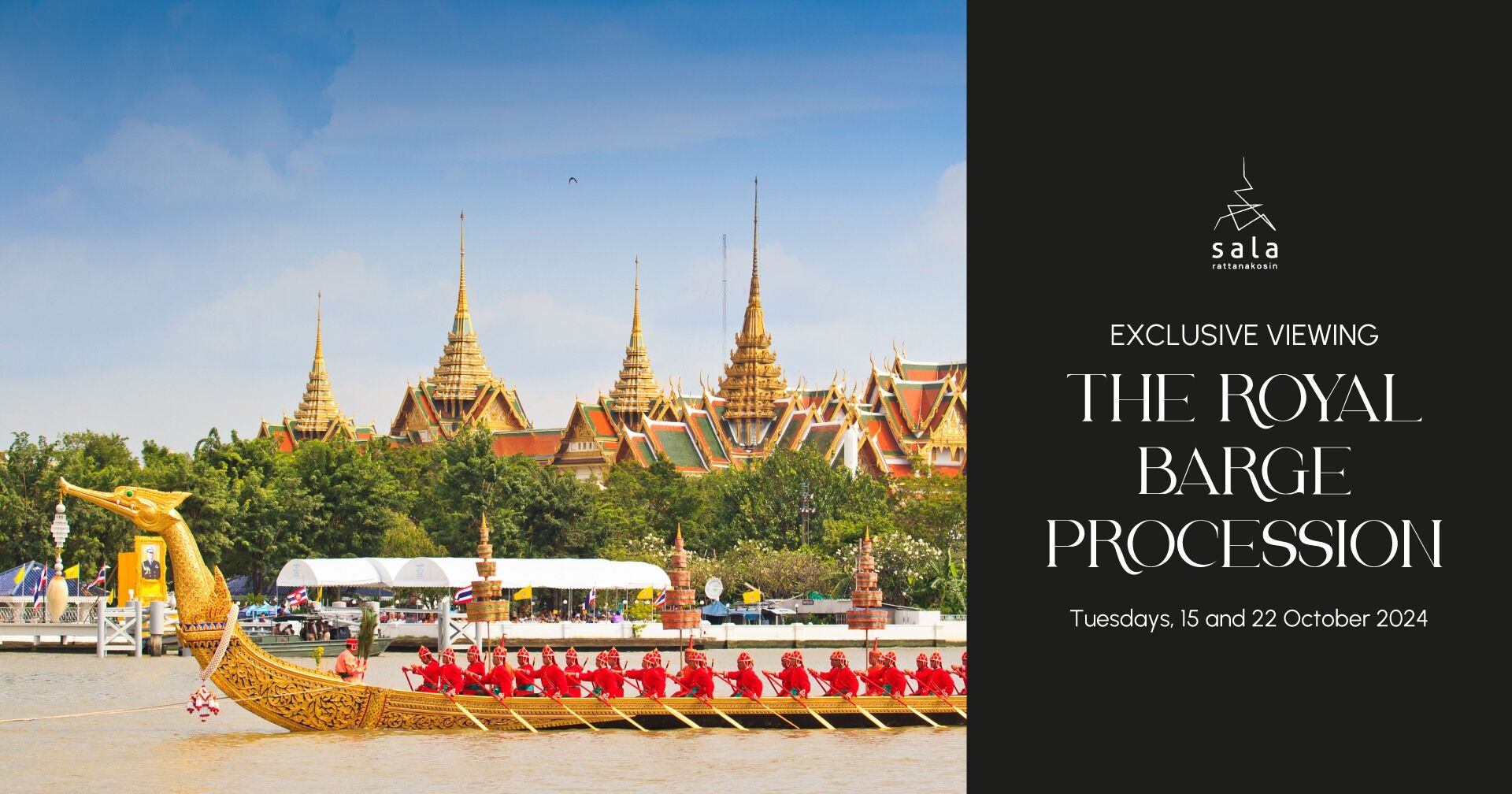 Royal Barge Procession at Sala Rattanakosin Bangkok