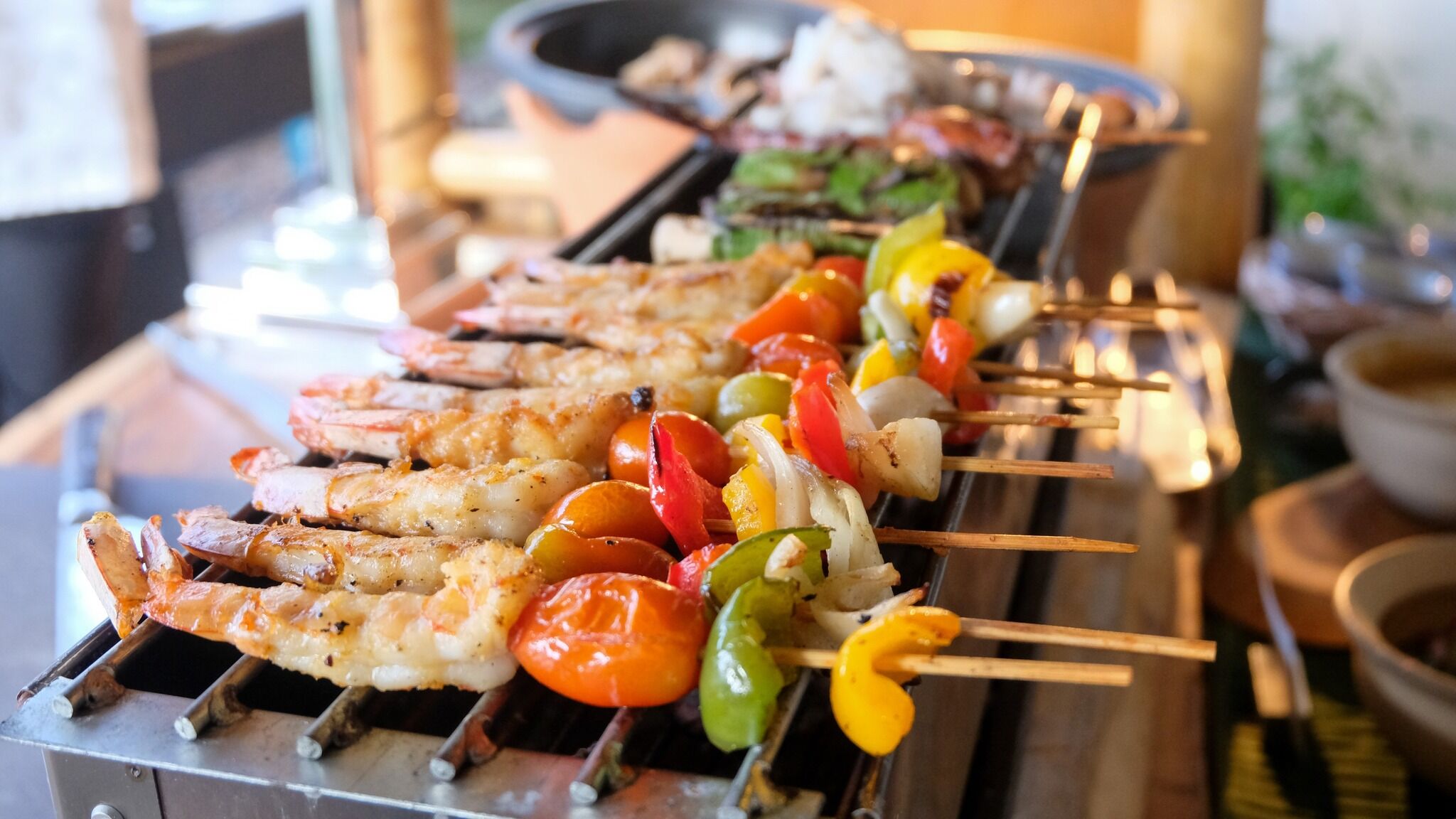 Seafood skewer at Angsana Laguna Phuket