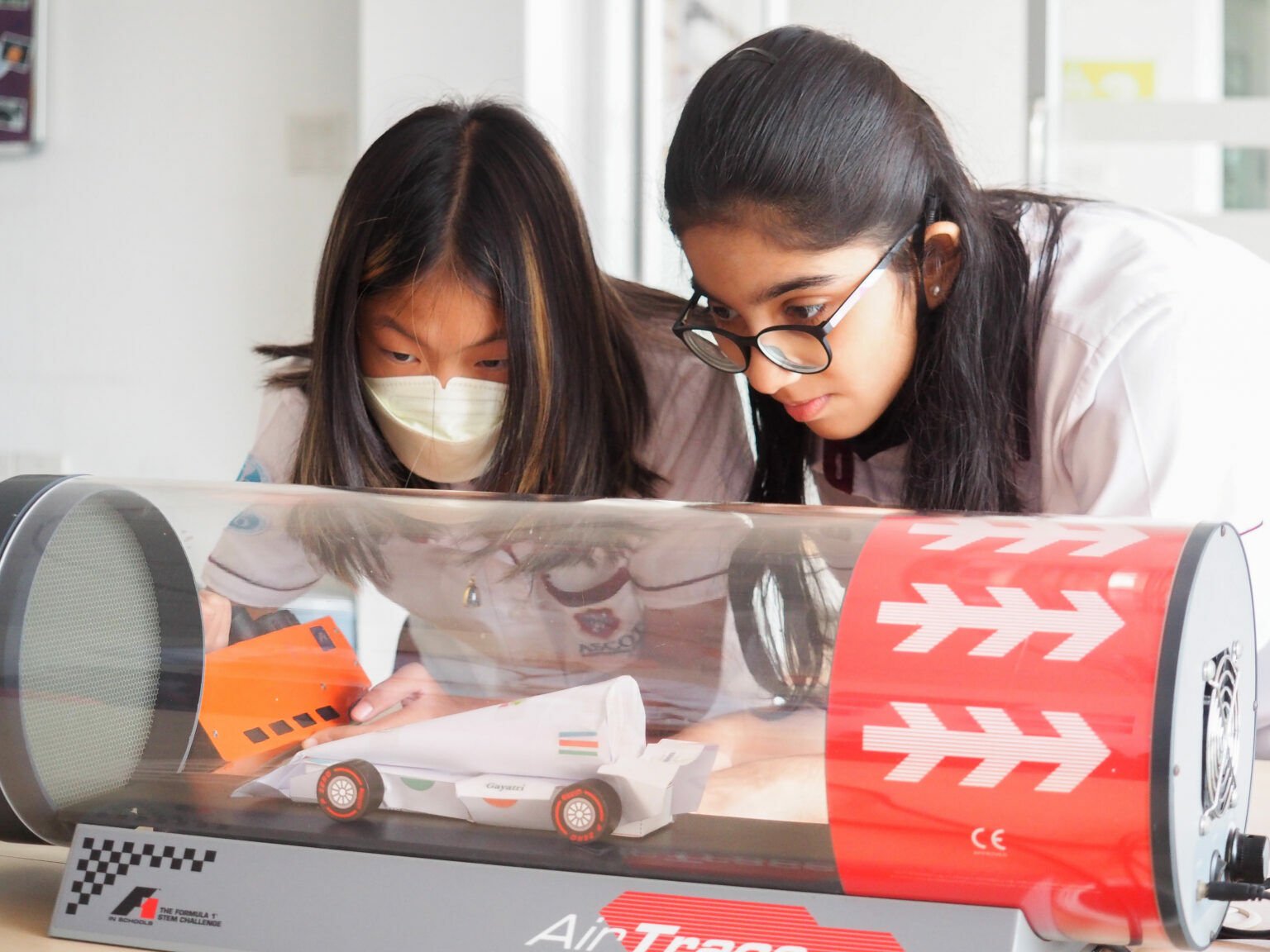 Two female students at Ascot International School Bangkok, one of the best international schools in Bangkok