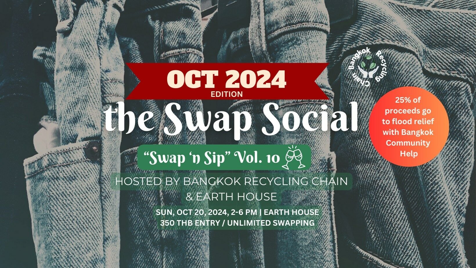 The Swap Social at the Earth House, one of the best things to do in Bangkok this weekend